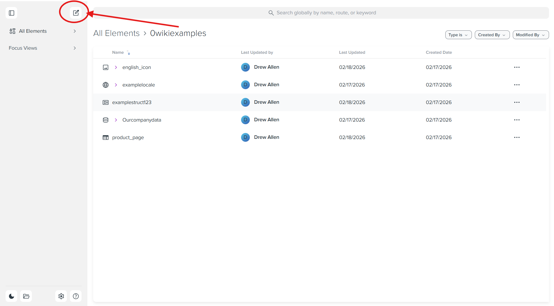 Step 1: Create Element Button