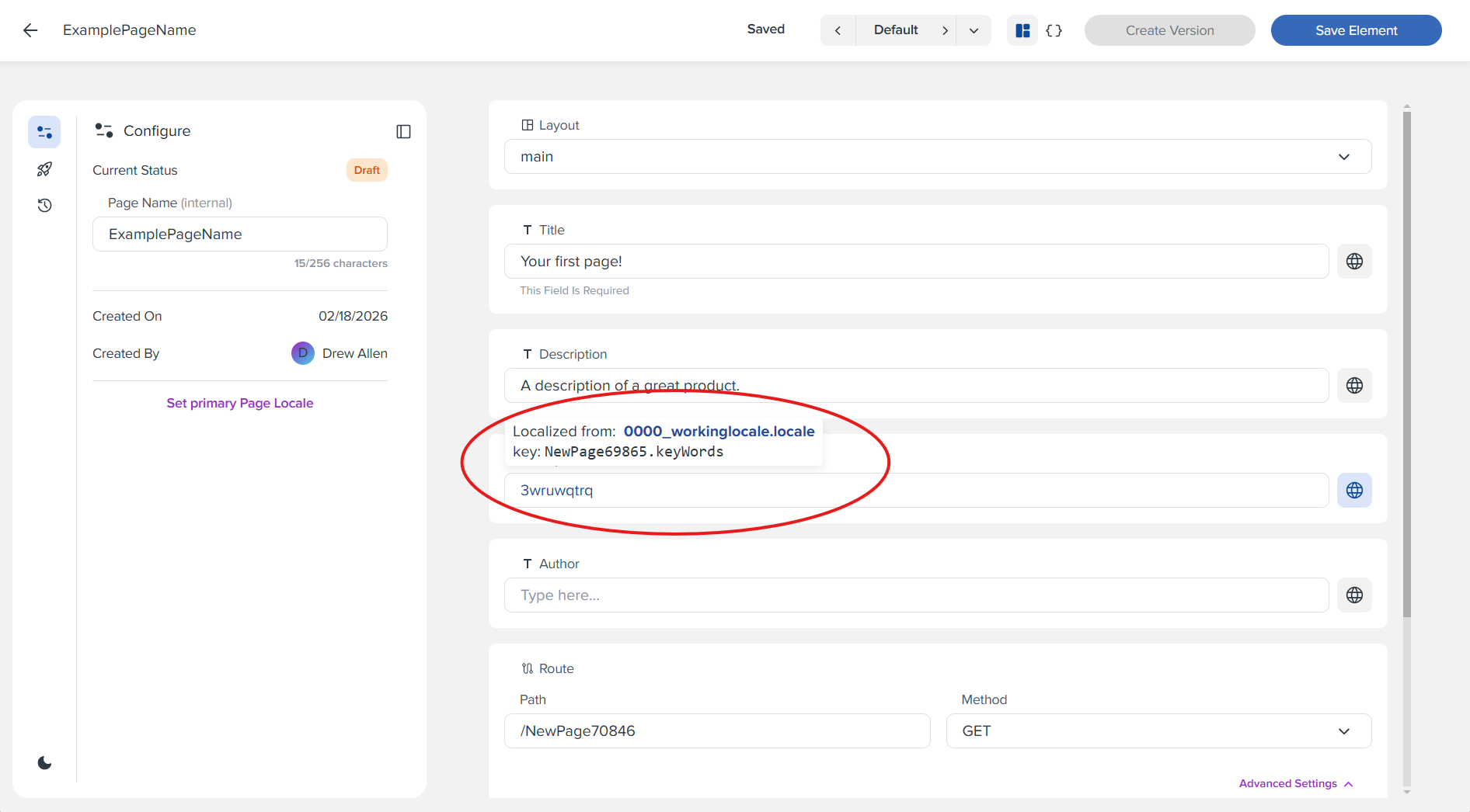 Step 10: Localized Field Display