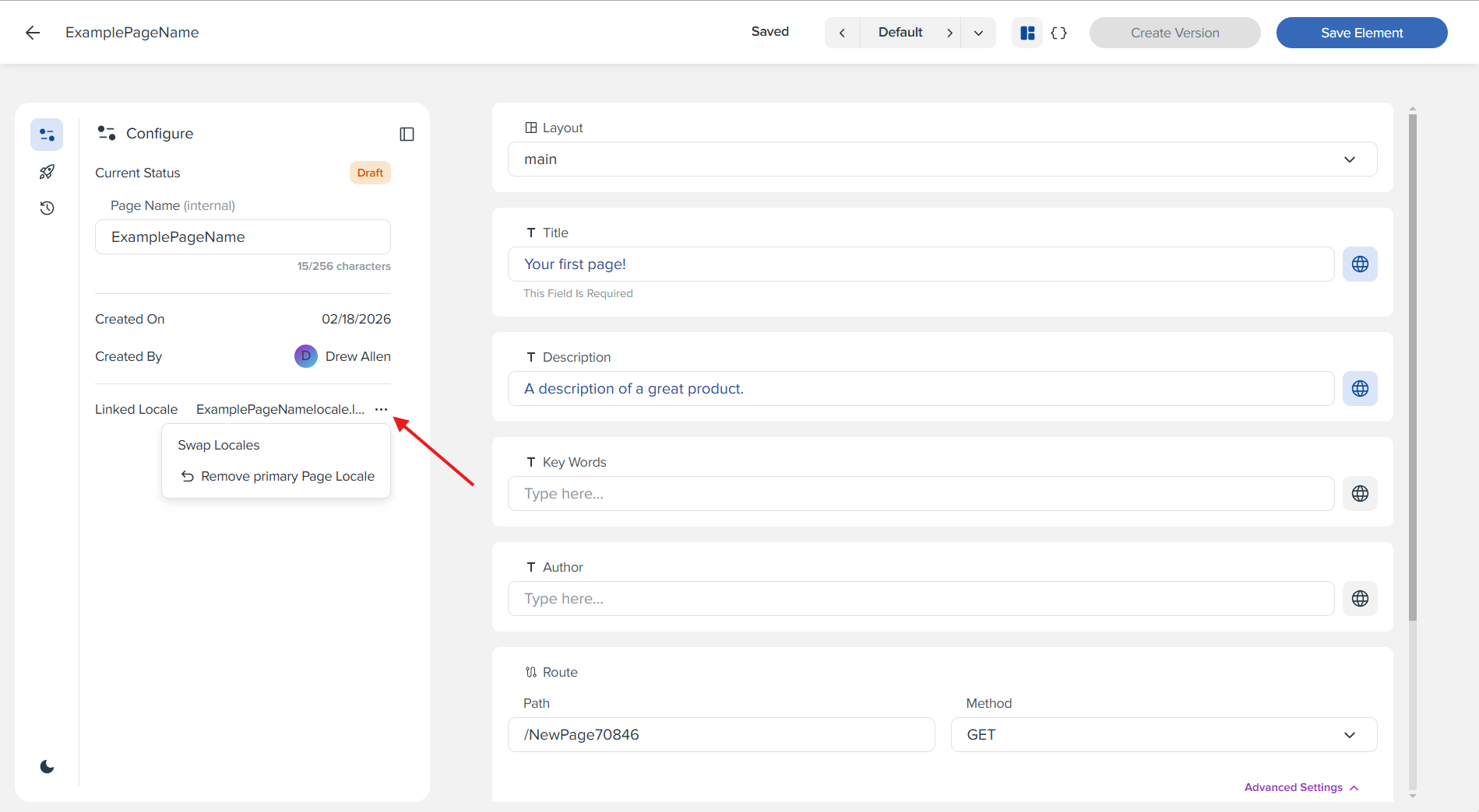 Step 11: Swap or Remove Primary Locale