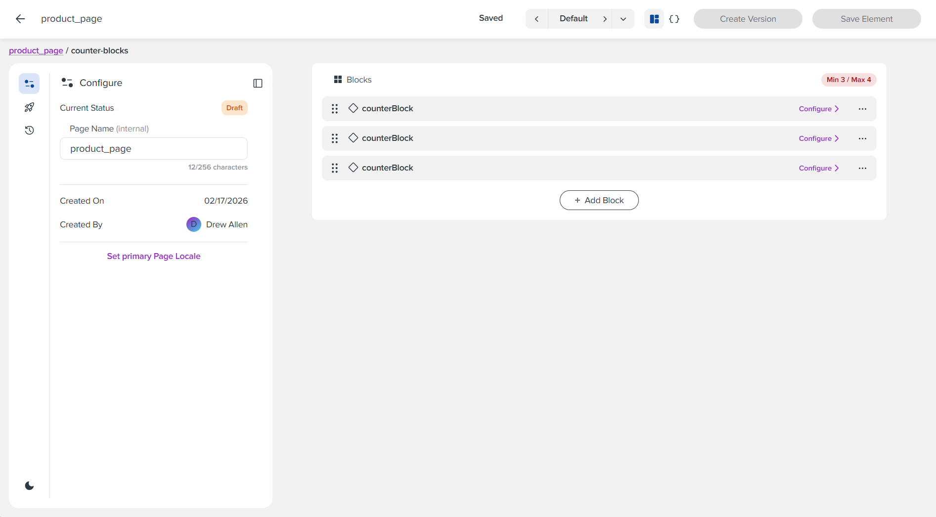 Component Blocks Example