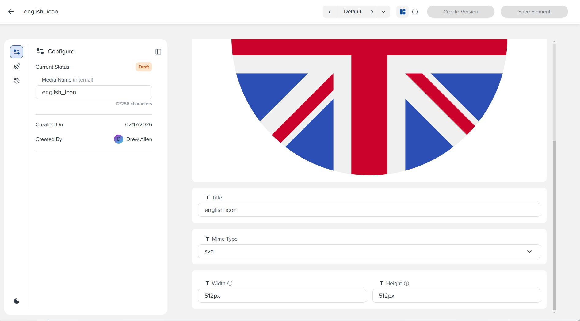 Media Configuration Example