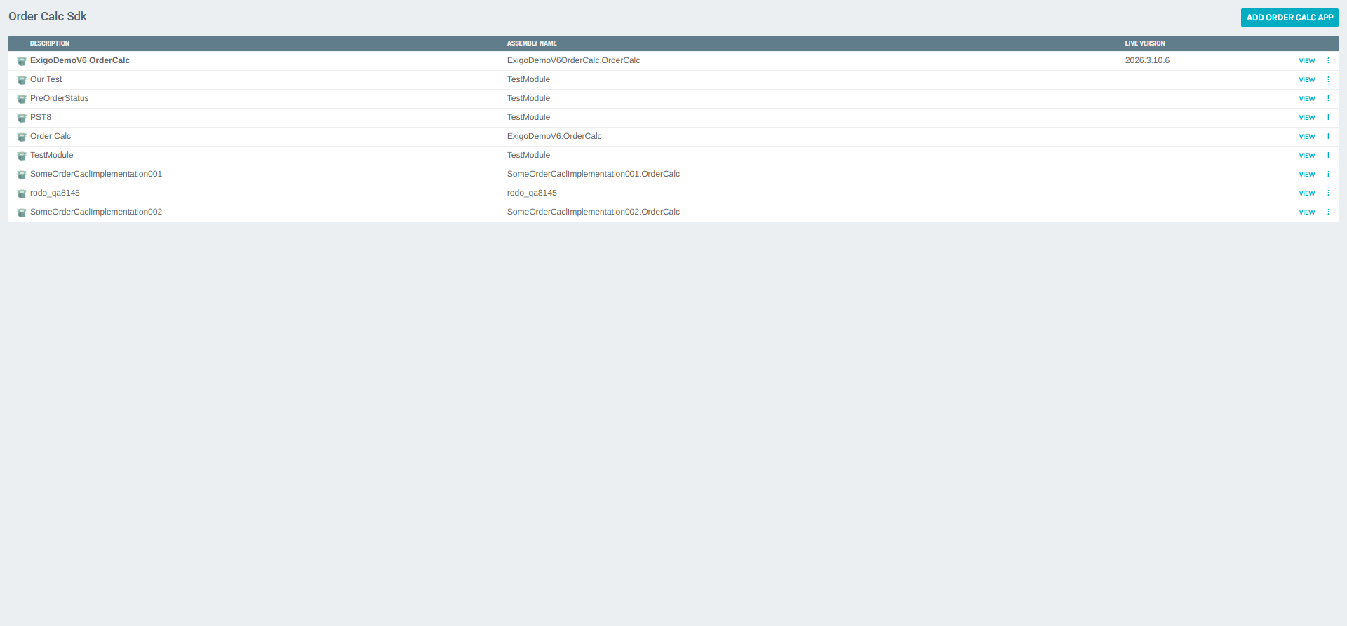 Order Development redirect notice