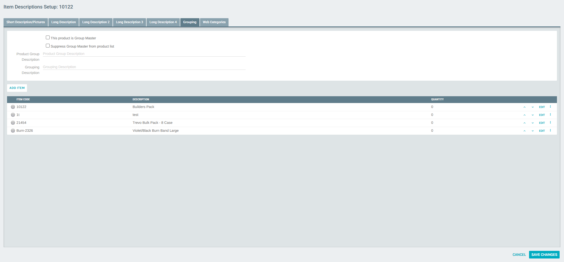Group with Multiple Items