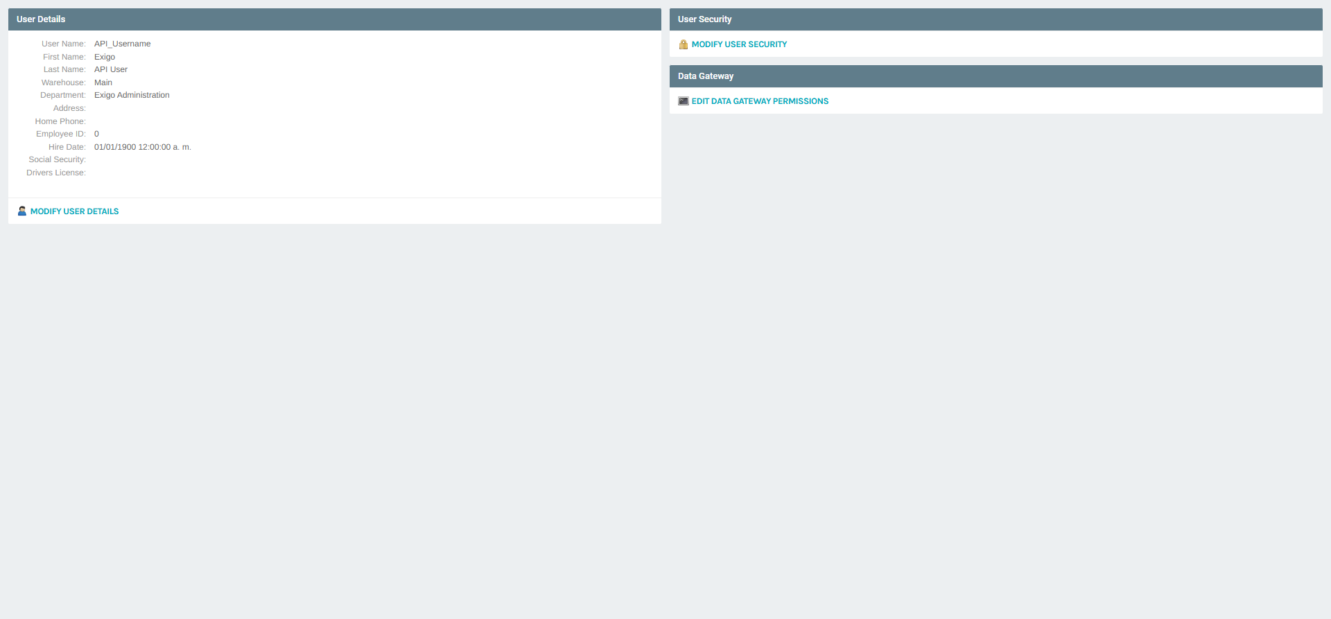 API User Portal — Summary