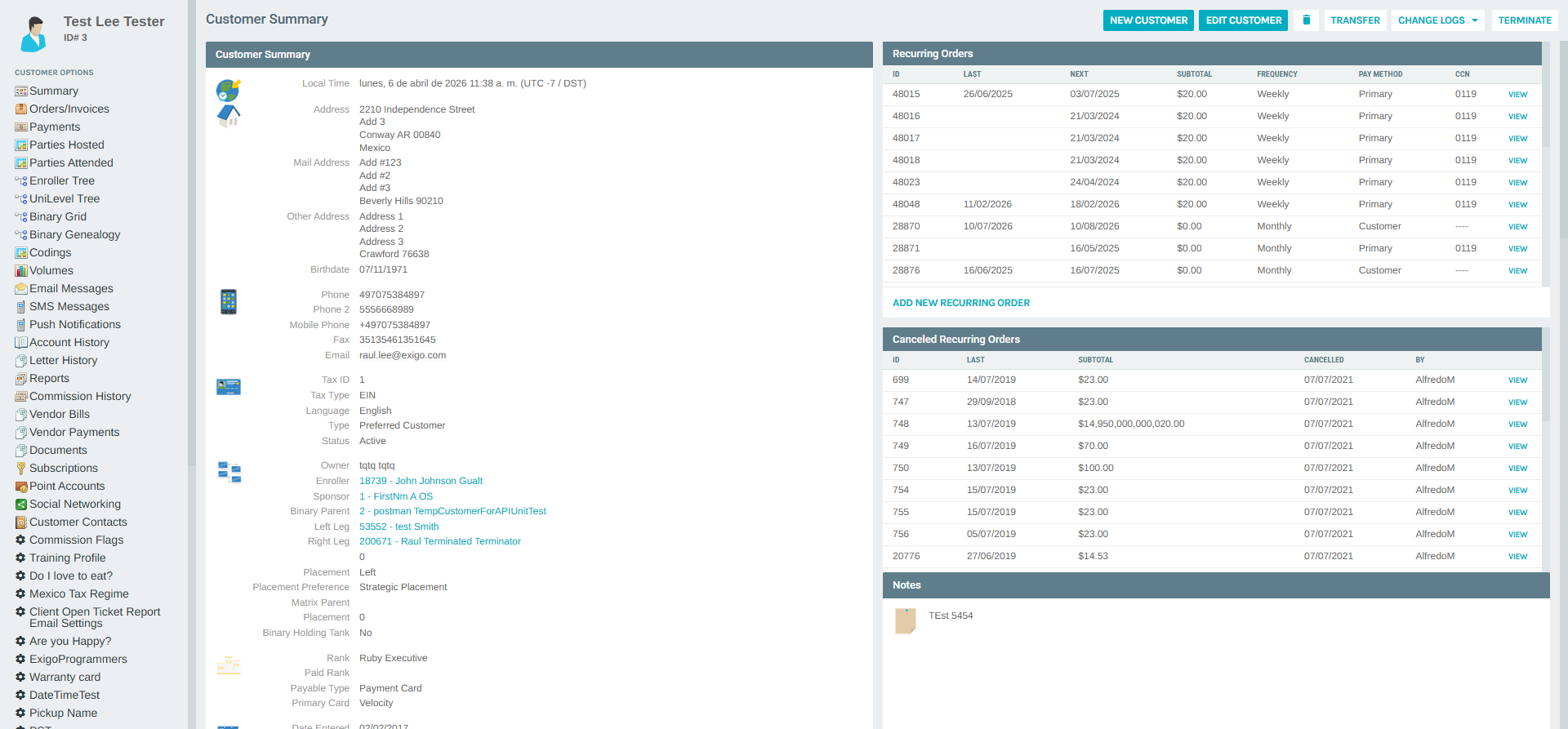Customer portal from VIEW action