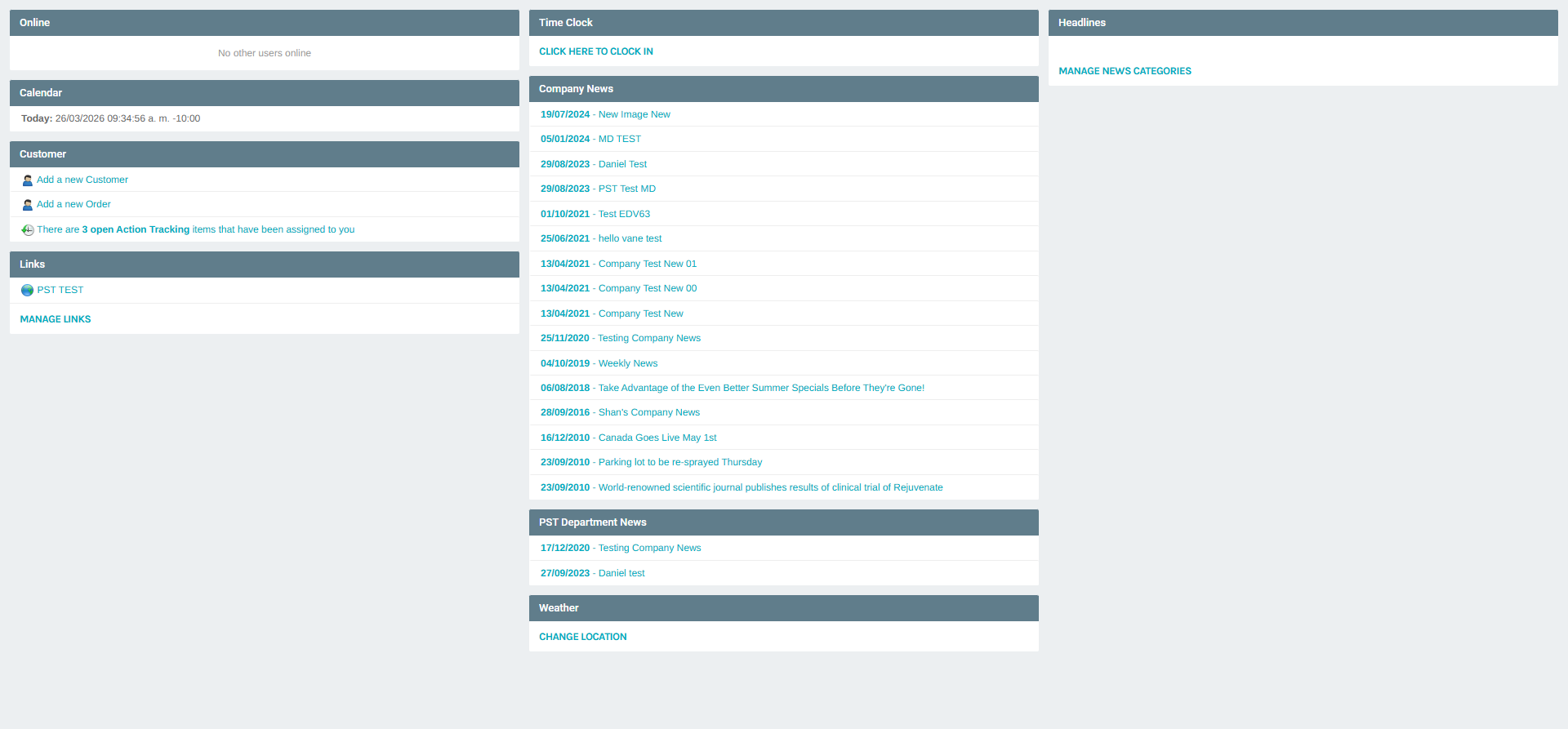 Today Full Dashboard