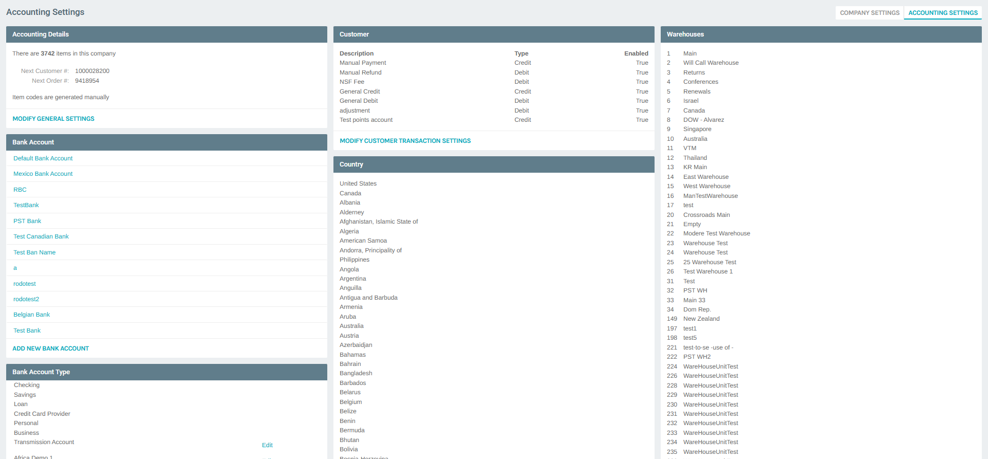 Accounting Settings Full